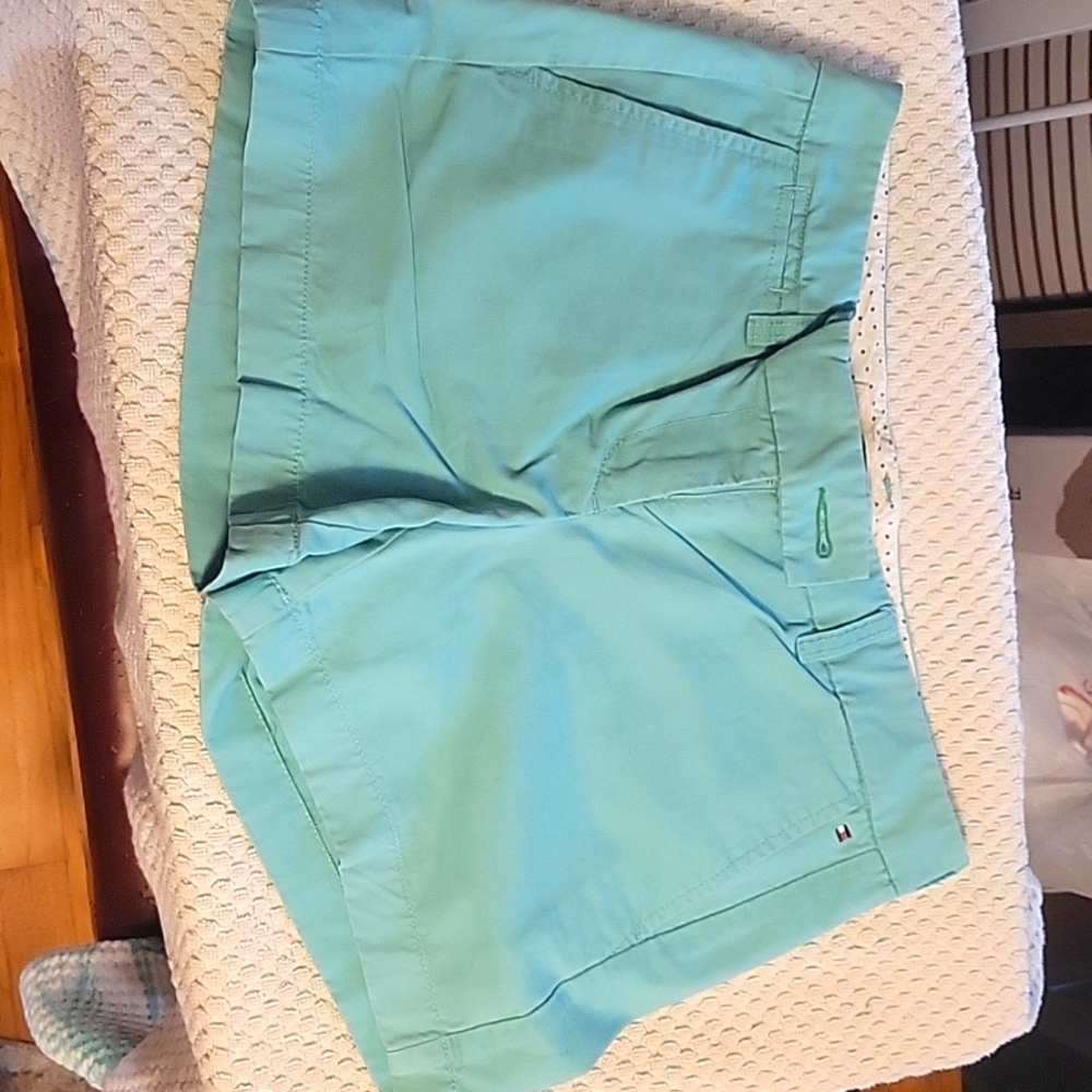 Tommy Hilfiger teal shorts size 4